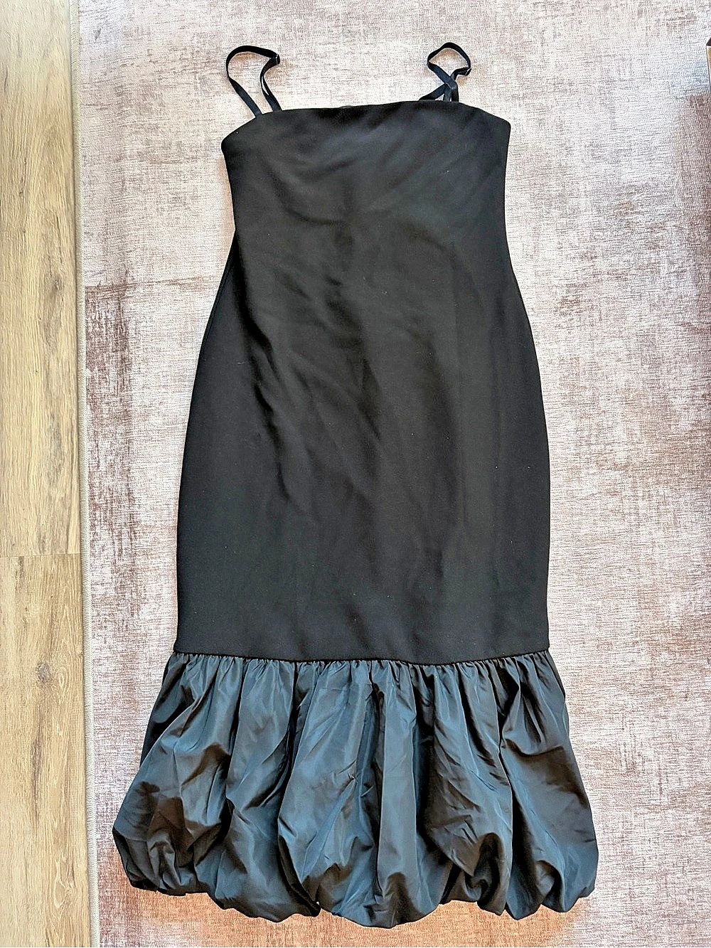 ASTR The Label Brittnea Dress Black Midi Dress Size M